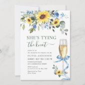 Elegantes Eukalyptus-BRAUTPARTY Einladung (Vorderseite)