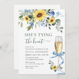 Elegantes Eukalyptus-BRAUTPARTY Einladung