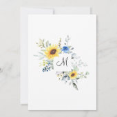 Elegantes Eukalyptus-BRAUTPARTY Einladung (Rückseite)