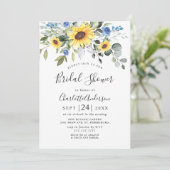 Elegantes Eukalyptus-BRAUTPARTY Einladung (Stehend Vorderseite)
