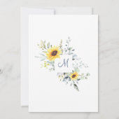 Elegantes Eukalyptus-BRAUTPARTY Einladung (Rückseite)