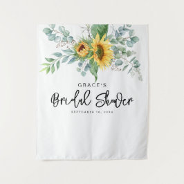 Elegantes Eukalyptus-Brautparty Wandteppich