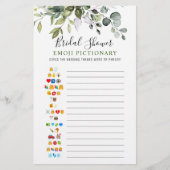 Elegantes Eukalyptus Doppelseitiges Brautparty (Vorderseite)