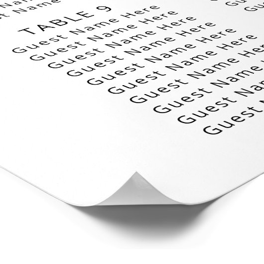 Elegantes Eukalyptus-Grün Hochzeitsstichtag Poster (Ecke)