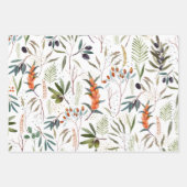 Elegantes Eukalyptus-Muster Geschenkpapier Set (Vorderseite 3)