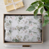 Elegantes Eukalyptus- und Fernseh-Muster Seidenpapier (Geschenk)
