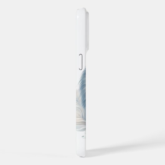 Elegantes Eule in Wasserfarbe iPhone Hülle (Rechte Seite)