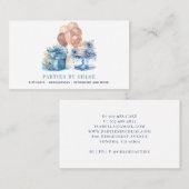 Elegantes Event Party Planner Cake-Geschenk Visitenkarte (Vorne/Hinten)