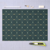 Elegantes Evergreen Tissue Paper-Set Seidenpapier (Handwerk)