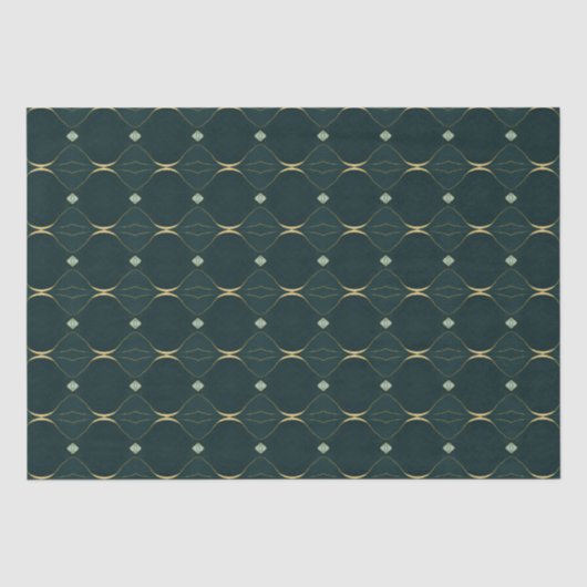 Elegantes Evergreen Tissue Paper-Set Seidenpapier (Vorderseite)