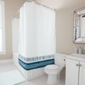 Elegantes ewiges Lebenszyklus Mongolisches Muster Duschvorhang (Beispiel)