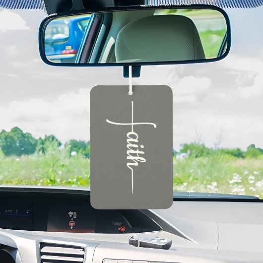 Elegantes Faith Cross Auto Autolufterfrischer