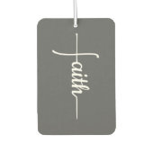 Elegantes Faith Cross Auto Autolufterfrischer (Vorderseite)