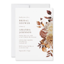 Elegantes Fall-Brautparty