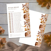 Elegantes Fall Brautparty Game