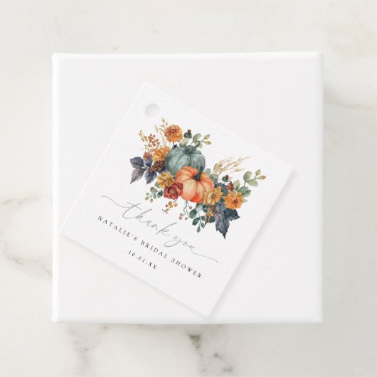 Elegantes Fall-Brautparty Geschenkanhänger (Beispiel)