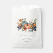 Elegantes Fall-Brautparty Geschenktütchen (Vorderseite)