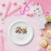 Elegantes Fall-Brautparty Pappteller (Party)