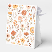 Elegantes Fall Floral Brautparty Geschenkschachtel (Rückseite)