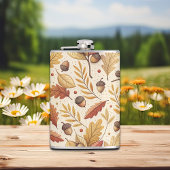 Elegantes Fall Pattern Flachmann