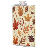 Elegantes Fall Pattern Flachmann (Links)