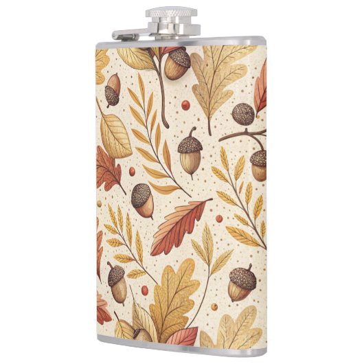 Elegantes Fall Pattern Flachmann (Links)