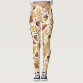 Elegantes Fall Pattern Leggings (Vorderseite)