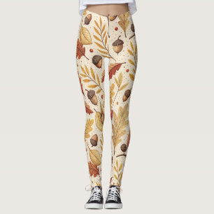 Elegantes Fall Pattern Leggings