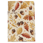 Elegantes Fall Pattern Mittlere Geschenktüte (Vorderseite)