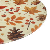 Elegantes Fall Pattern Schneidebrett (Ecke)