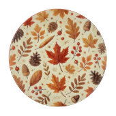 Elegantes Fall Pattern Schneidebrett (Vorderseite)