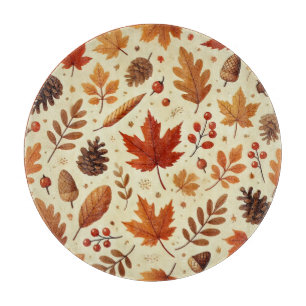 Elegantes Fall Pattern Schneidebrett
