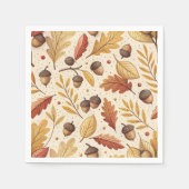 Elegantes Fall Pattern Serviette (Vorderseite)