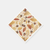 Elegantes Fall Pattern Serviette (Ecke)