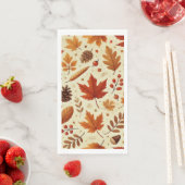 Elegantes Fall Pattern Serviette (Beispiel)