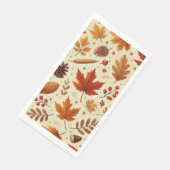 Elegantes Fall Pattern Serviette (Ecke)