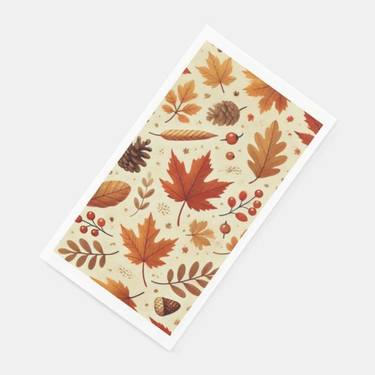 Elegantes Fall Pattern Serviette (Ecke)