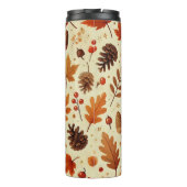 Elegantes Fall Pattern Thermosbecher (Rückseite)