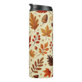 Elegantes Fall Pattern Thermosbecher (Nach rechts gedreht)