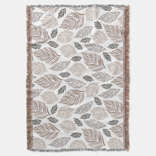 Elegantes Falling-Blätter-Muster Decke (Vorderseite Vertikal)