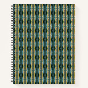 Elegantes Fallleaf Abstrakte Kunst, gestreiftes Mu Notizblock
