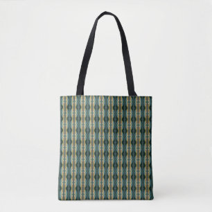 Elegantes Fallleaf Abstrakte Kunst, gestreiftes Mu Tasche