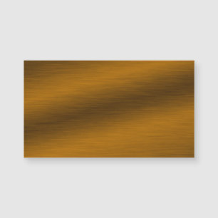 Elegantes falsches gebürstetes Bronze Magnetkarte