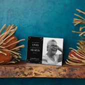 Elegantes Familiendenkmal Foto Erinnerung Plaque Fotoplatte (Seite)