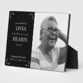 Elegantes Familiendenkmal Foto Erinnerung Plaque Fotoplatte (Seite)