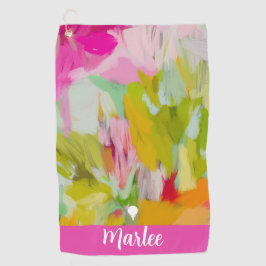 Elegantes farbenfrohes Golf-Handtuch für Frauen Golfhandtuch