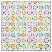 Elegantes, farbenfrohes Retro-Oval-Muster Stoff (Muster)