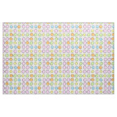 Elegantes, farbenfrohes Retro-Oval-Muster Stoff (Fat Quarter (45,7 x 55,9 cm))