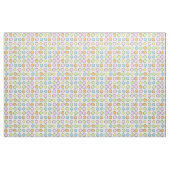 Elegantes, farbenfrohes Retro-Oval-Muster Stoff (Fat Quarter (45,7 x 55,9 cm))