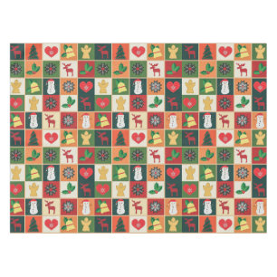 Elegantes, farbenfrohes Weihnachtsmuster Tablecl Tischdecke